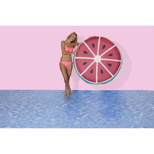 Matelas gonflable d&eacute;houssable past&egrave;que