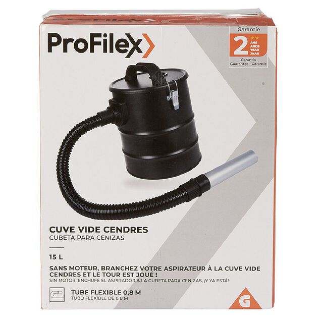 Cuve vide cendres 15L