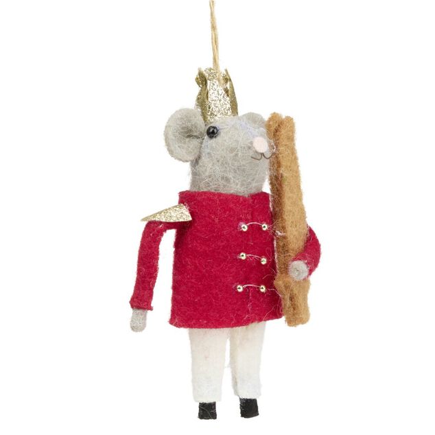 Souris &agrave; suspendre de No&euml;l H12cm (12 mod&egrave;les)