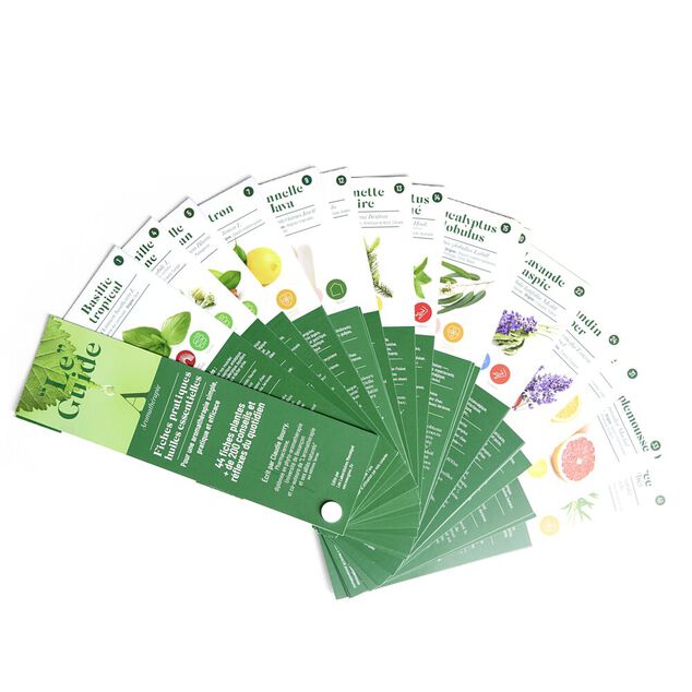 Guide nuancier huiles essentielles Mess&eacute;gu&eacute; 44 fiches pratiques