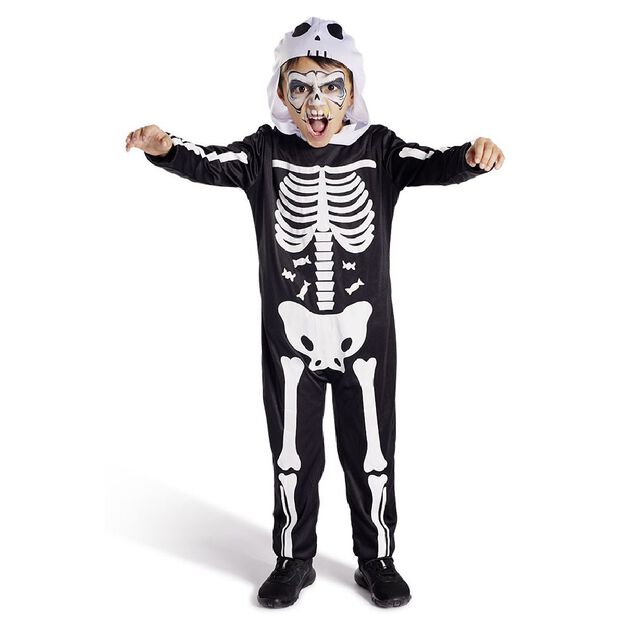 D&eacute;guisement enfant Halloween squelette combinaison 11/14ans