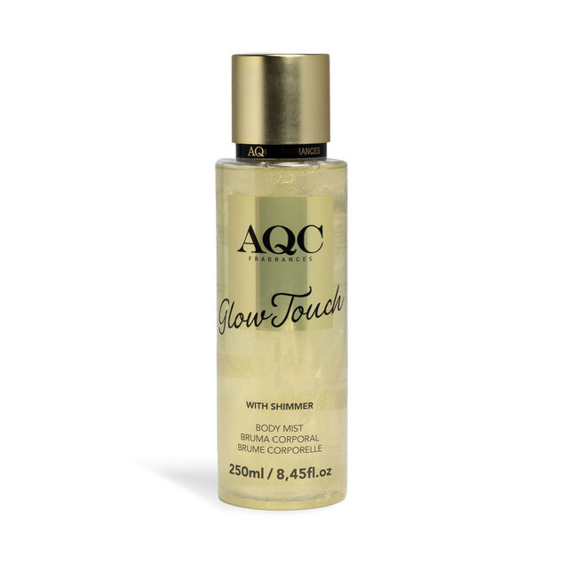 Brume parfum&eacute;e brillante paillet&eacute; jaune 250ml