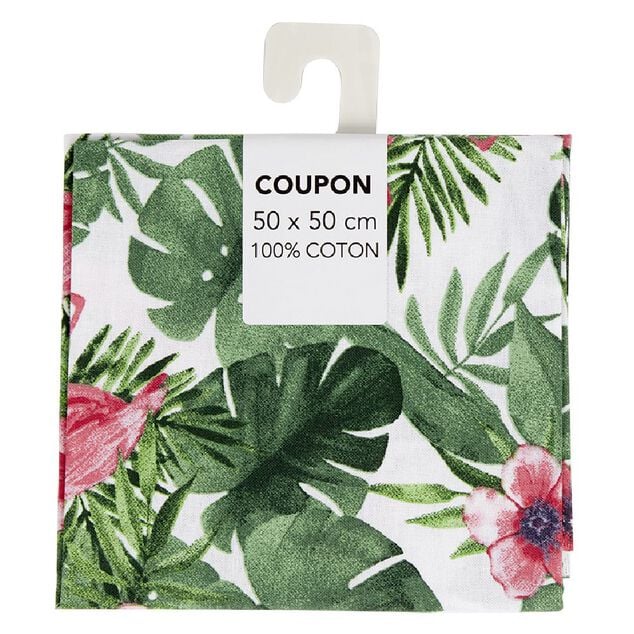 Coupon tissu 100% coton 50x50cm