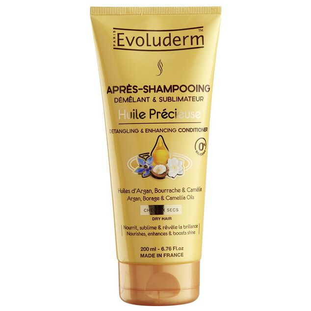 Apr&egrave;s Shampooing huile pr&eacute;cieuse Evoluderm 200 ml