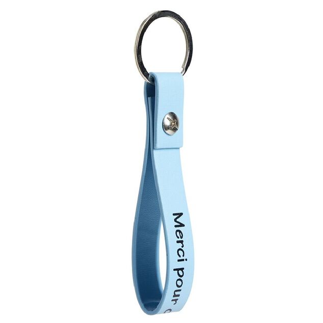 Porte cl&eacute; Merci pour cette ann&eacute;e - 3 coloris