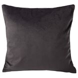 Housse de coussin velours 40x40cm gris