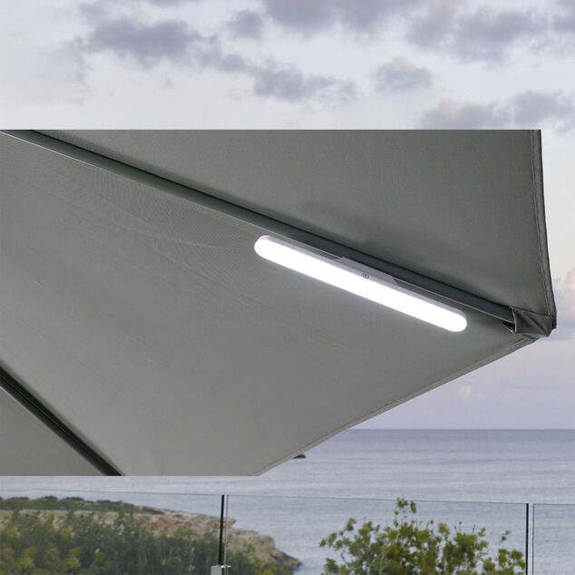 &Eacute;clairage magn&eacute;tique USB pour parasol