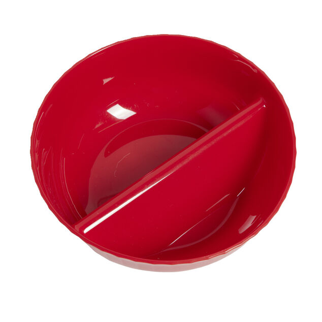 Bol plastique &agrave; 2 compartiments &Oslash;18cm (2 mod&egrave;les)