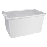Bo&icirc;te de rangement 40 L blanc