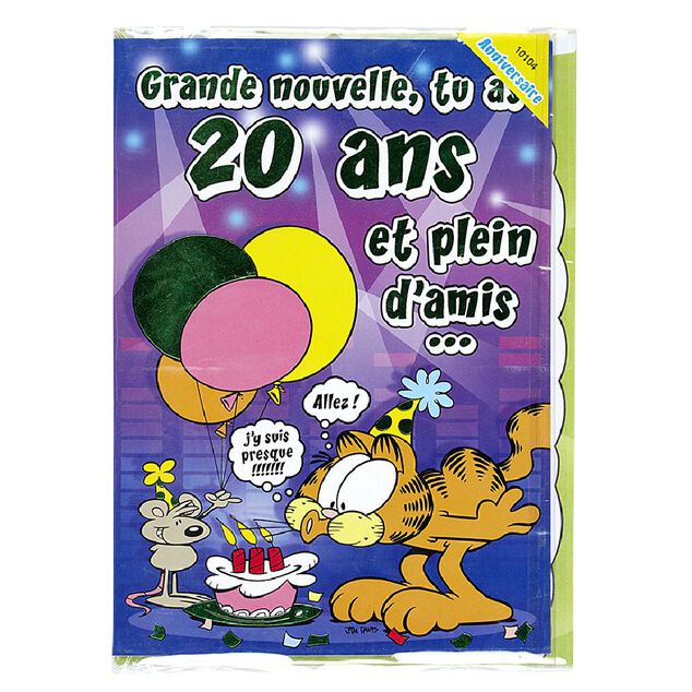 Carte maxi Garfield