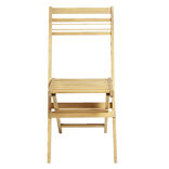 Chaise de jardin Bali pliante marron H87cm