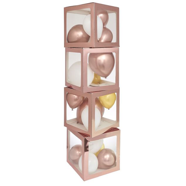 Cube &agrave; ballons 30x30x30cm