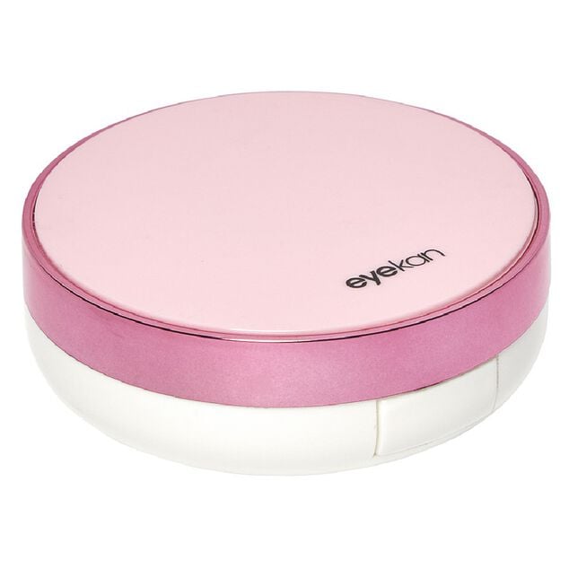 Bo&icirc;te de transport pour lentilles de contact rose ou bleu