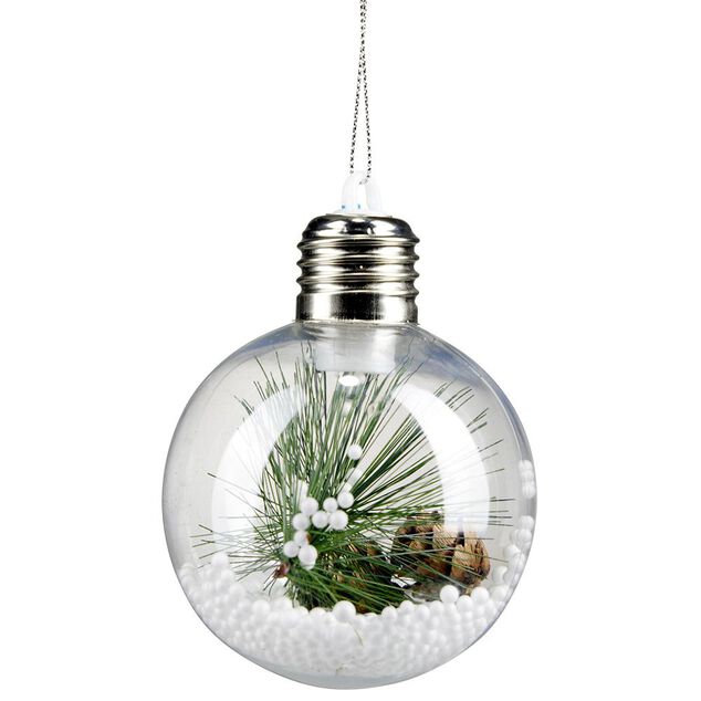 Boule lumineuse de Noël Ø8cm