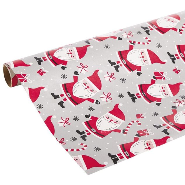 Rouleau papier cadeau motif No&euml;l L200x70cm (plusieurs mod&egrave;les)