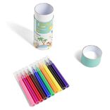 Mini feutre color&eacute; x10