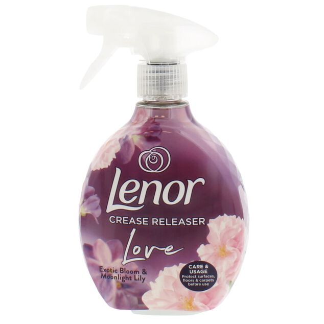 Spray d&eacute;froissant Lenor Love Exotic Bloom & Moonlight Lily  500ml