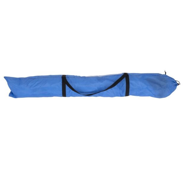 Tente de plage pop-up fibre de verre et polyester bleu 220x150xH144cm