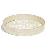 Plateau rond en bois arbre de vie &Oslash;30cm