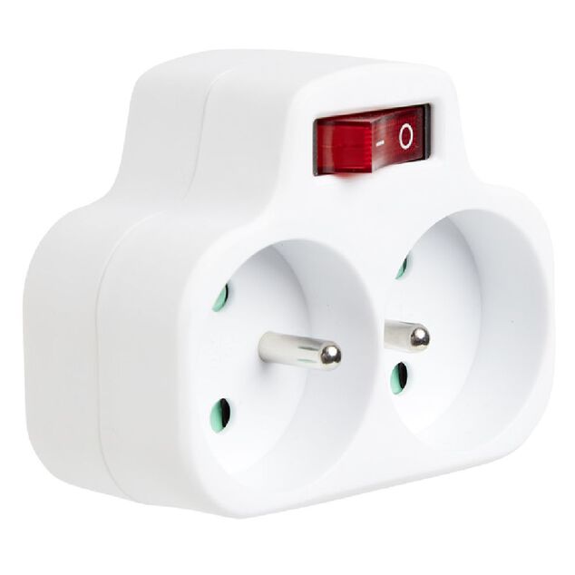 Duplite 2x16A avec interrupteur