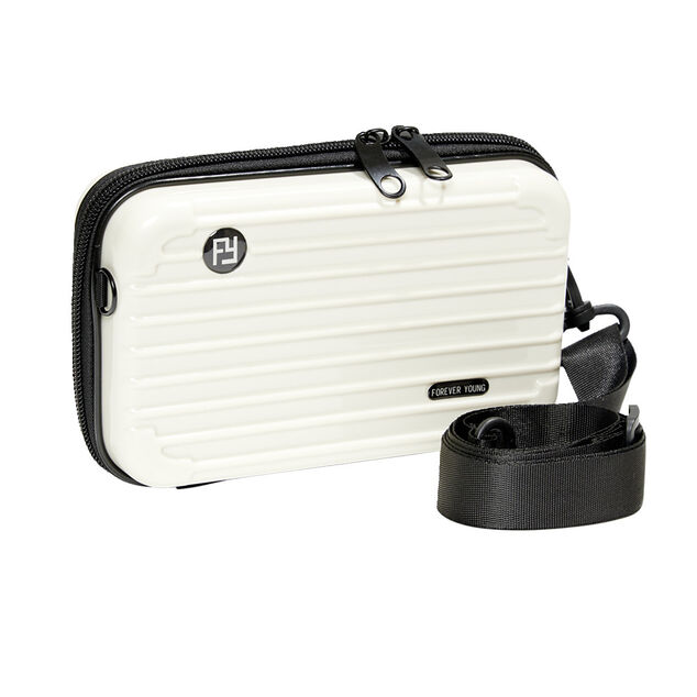 Sac &agrave; main valise avec bandouli&egrave;re amovible noir 18x7xH11cm