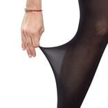 Collants noirs ind&eacute;chirables semi opaques Taille unique