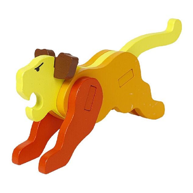 Puzzle 3D en bois 15x17,5cm - 5 mod&egrave;les