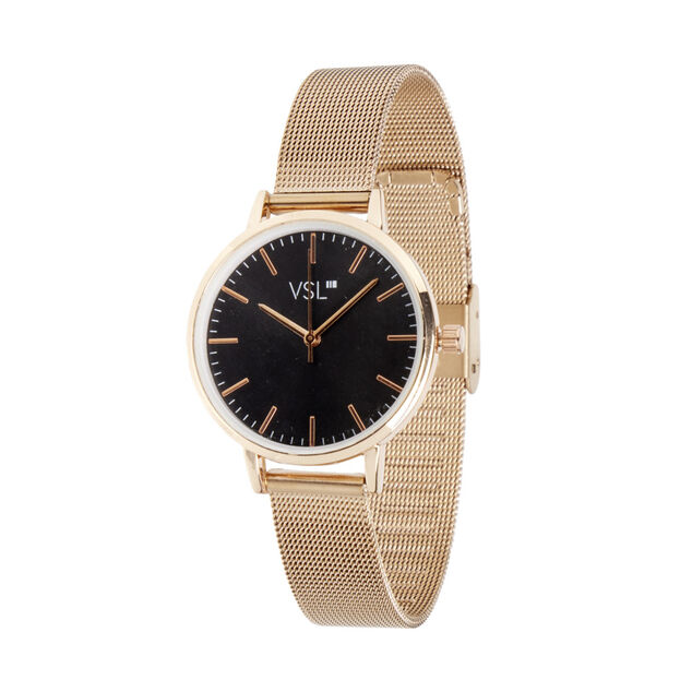 Montre femme bracelet maille milanaise inox rose gold