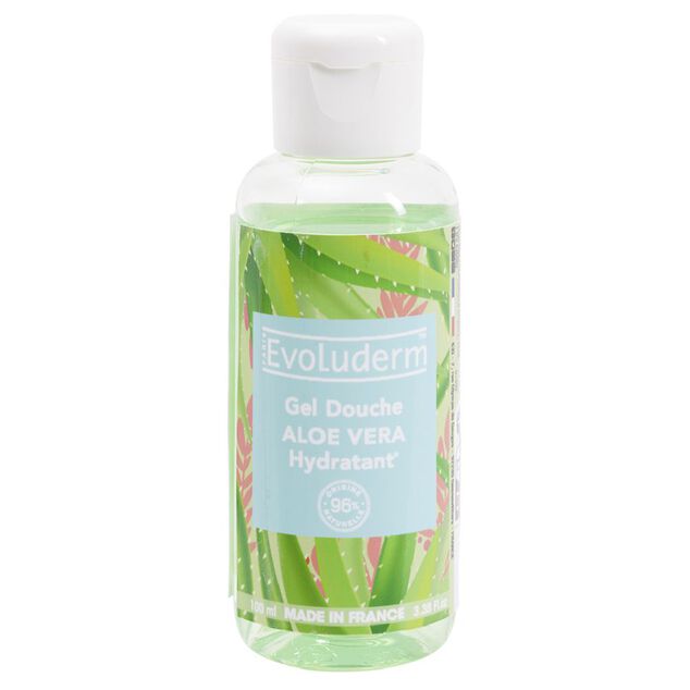 Gel douche hydratant Evoluderm Aloe Vera 100ml