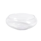Bol pour bougie flottante en verre transparent Ø20xH8cm