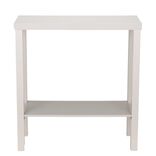 Console en bois Garry 2 niveaux blanche L71xP29,5xH74,6cm