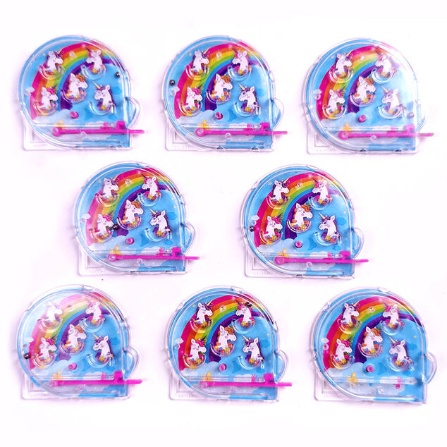 Mini jeu &agrave; billes x8