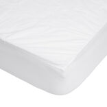 Protège matelas tissu bouclette blanc 90x190cm