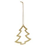 D&eacute;coration en m&eacute;tal dor&eacute; &agrave; suspendre