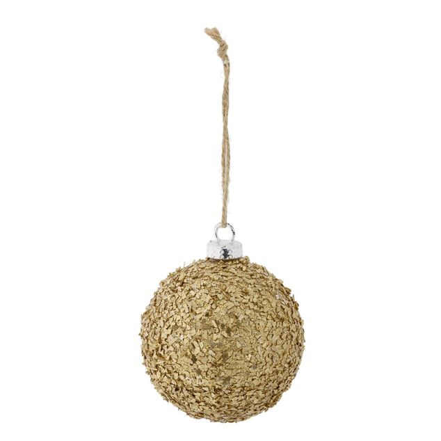 Boule de No&euml;l brillante &Oslash;8cm (3 mod&egrave;les)