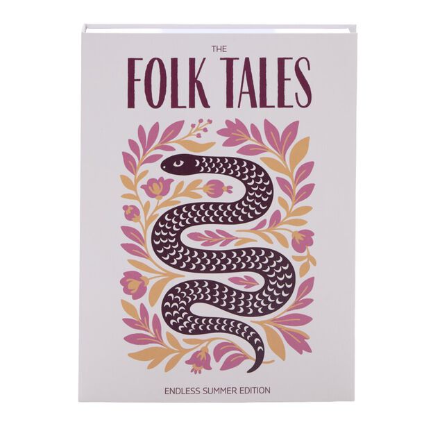 Bo&icirc;te livre carton fleur et serpent16,5x22cm