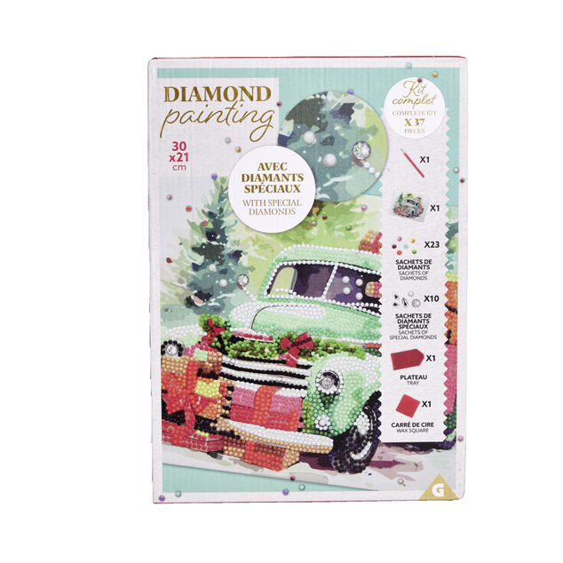 Toile diamond painting 21x30cm - 2 mod&egrave;les