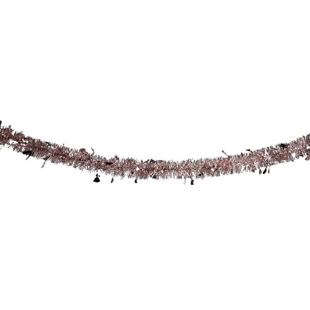 Guirlande de No&euml;l scintillante Princesses Disney rose 3m