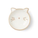 Gamelle pour chat céramique blanc oreilles de chat Ø13cm