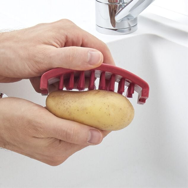 Brosse de nettoyage pour couverts l&eacute;gumes