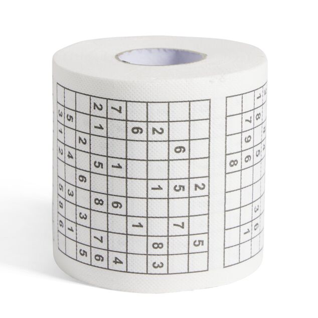 Papier toilette Sudoku Ø8cm