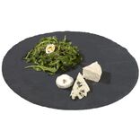 Assiette plate ronde ardoise &Oslash;30cm