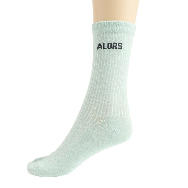 Calendrier de l'Avent chaussette paillette message haute et basse X12 paires multicolore