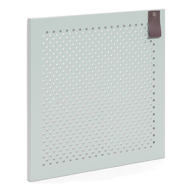 Porte Box Cube métal ajouré blanc