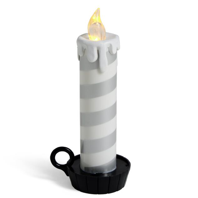 Bougie LED flamme effet fondant avec support (3 mod&egrave;les)