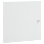 Porte Box Cube 32,2x32,2x1,2cm acier blanc avec poign&eacute;e incluse