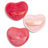 Disques démaquillants x3 forme coeur