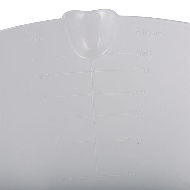 Bol &agrave; mixer plastique avec fond silicone antid&eacute;rapant &oslash; 27 cm