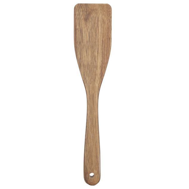 Ustensile de cuisine x4 en bois acacia avec pot
