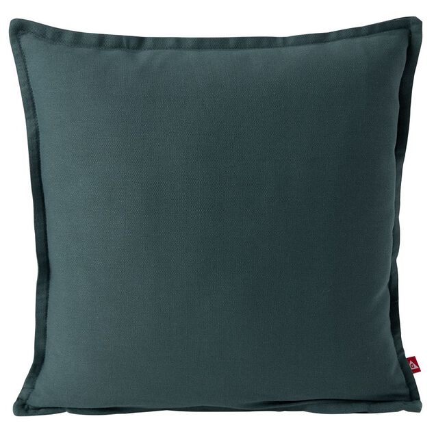 Housse de coussin coton Panama 40x40cm vert